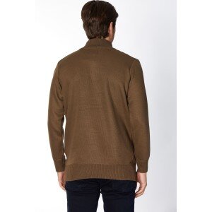 Μπλούζα πλεκτή Lexton Καφέ Μπλούζα πλεκτή Lexton Καφέ