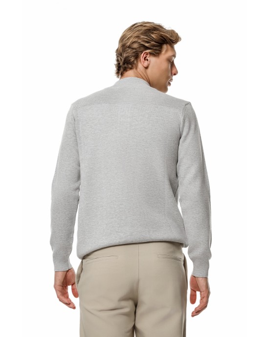 Μπλούζα πλεκτή Artisti Italiani γκρι ΠΛΕΚΤΕΣ