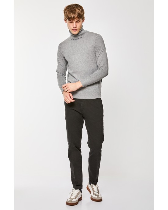 Μπλούζα πλεκτή Over/D γκρι ΠΛΕΚΤΕΣ