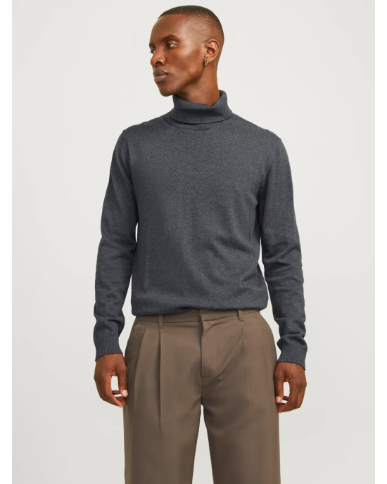 Μπλούζα Jack n Jones γκρι ΠΛΕΚΤΕΣ