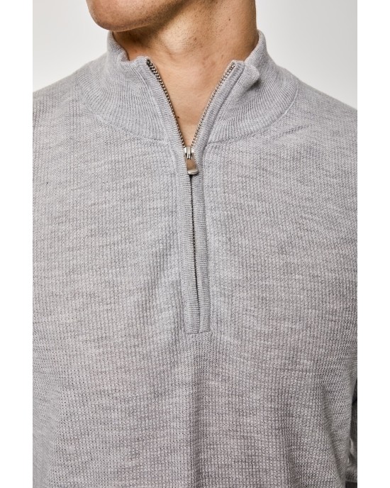 Μπλούζα πλεκτή Artisti Italiani γκρι ΠΛΕΚΤΕΣ