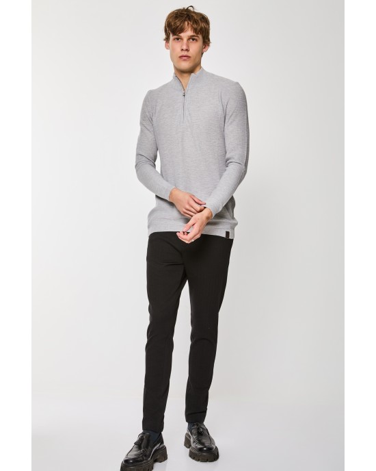 Μπλούζα πλεκτή Artisti Italiani γκρι ΠΛΕΚΤΕΣ