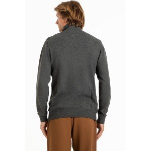 Μπλούζα Jack n Jones γκρι σκούρα Μπλούζα Jack n Jones γκρι σκούρα