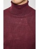 Μπλούζα πλεκτή Over/D μπόρντο ΠΛΕΚΤΕΣ