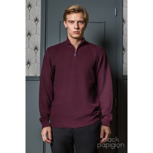 Μπλούζα πλεκτή Lexton μπορντό