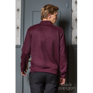 Μπλούζα πλεκτή Lexton μπορντό