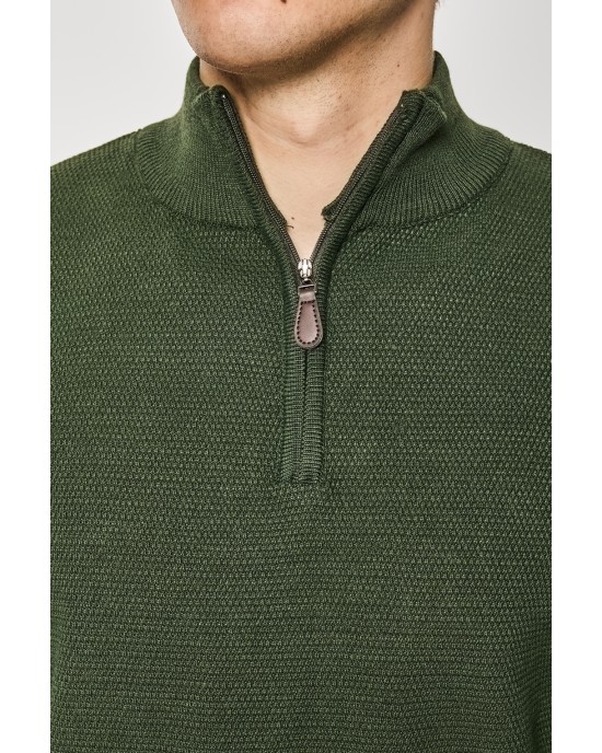 Μπλούζα πλεκτή Lexton πράσινο ΠΛΕΚΤΕΣ