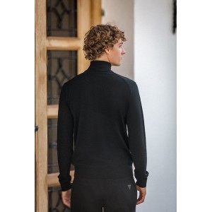 Μπλούζα Hugo πλεκτή μαύρη