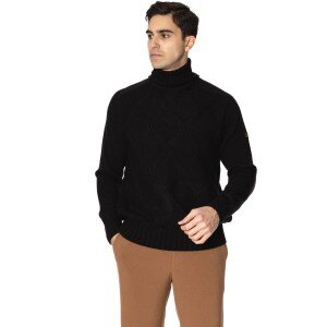 Μπλούζα πλεκτή ζιβάγκο Vittorio μαύρη Μπλούζα πλεκτή ζιβάγκο Vittorio μαύρη