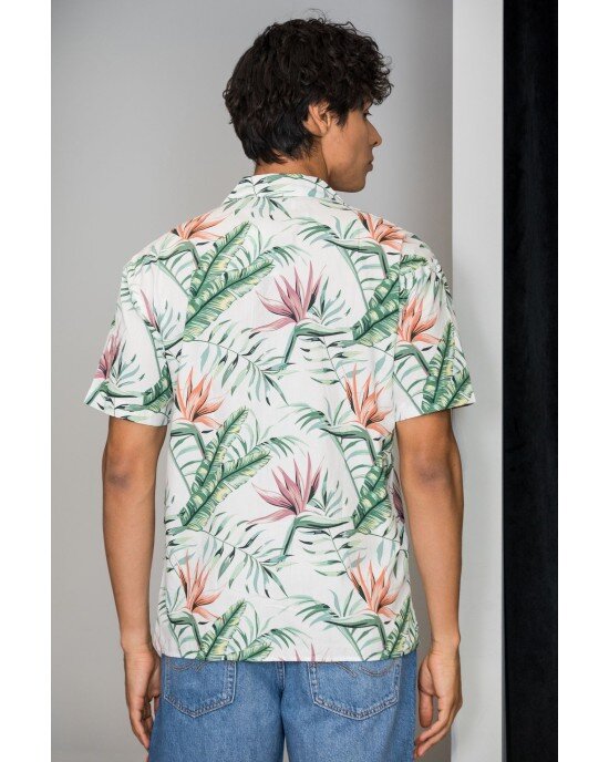 Πουκάμισο Jack n Jones Ασπρο Πουκάμισο Jack n Jones Ασπρο