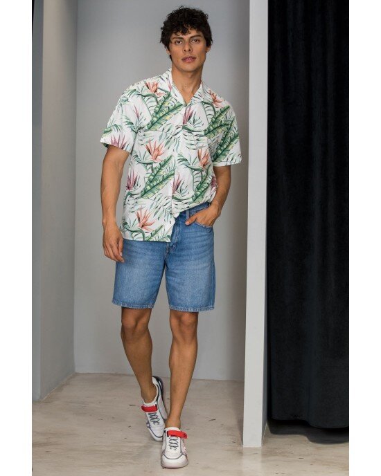 Πουκάμισο Jack n Jones Ασπρο Πουκάμισο Jack n Jones Ασπρο