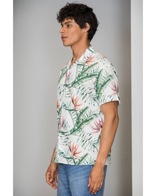 Πουκάμισο Jack n Jones Ασπρο Πουκάμισο Jack n Jones Ασπρο