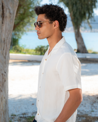 Πουκάμισο 19V69 Italia Versace Abbigliamento άσπρο