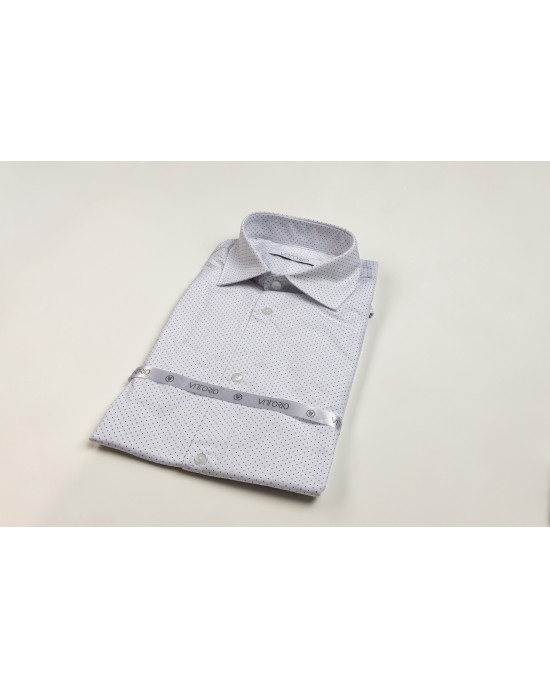 Πουκάμισο Vittorio άσπρο SLIM FIT
