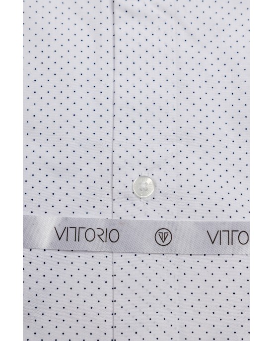 Πουκάμισο Vittorio άσπρο SLIM FIT