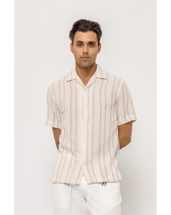 Πουκάμισο Vittorio άσπρο SLIM FIT