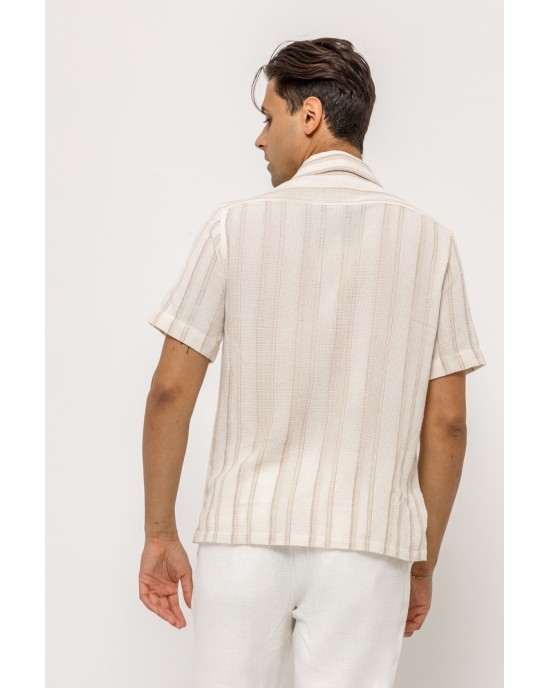 Πουκάμισο Vittorio άσπρο SLIM FIT