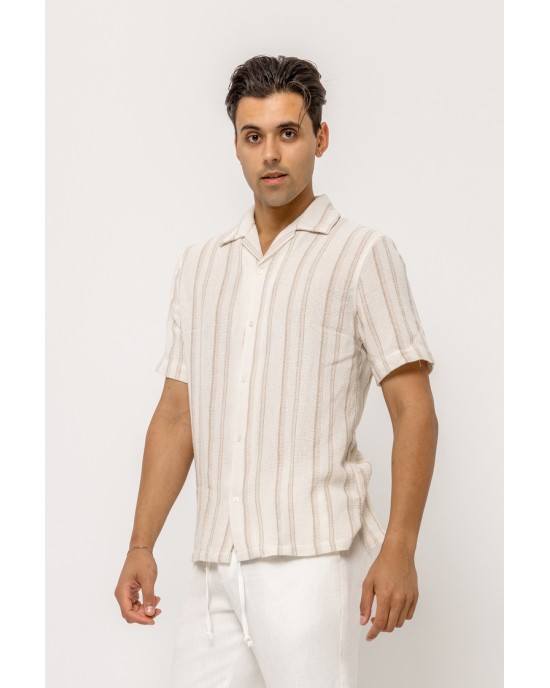 Πουκάμισο Vittorio άσπρο SLIM FIT