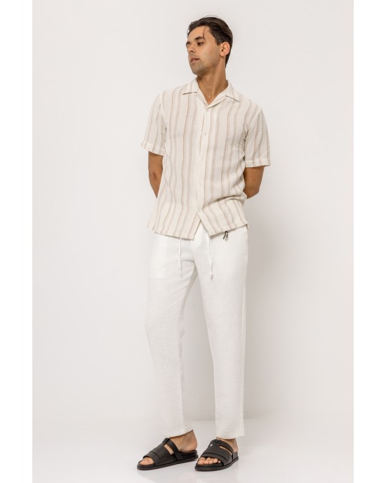 Πουκάμισο Vittorio άσπρο SLIM FIT