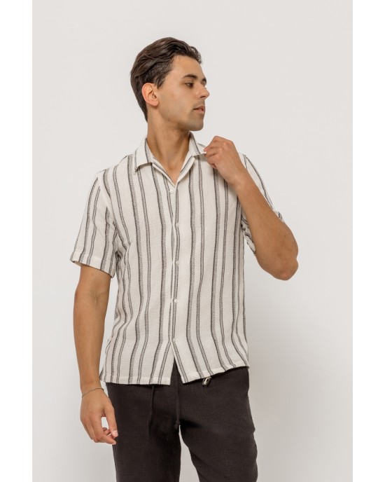 Πουκάμισο Vittorio άσπρο SLIM FIT