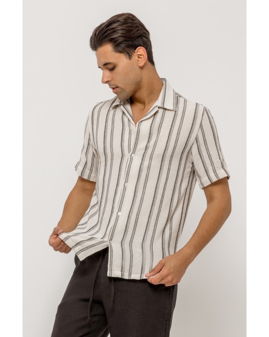 Πουκάμισο Vittorio άσπρο SLIM FIT
