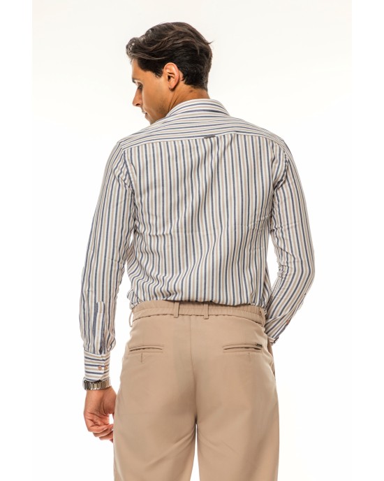Πουκάμισο Vittorio άσπρο SLIM FIT