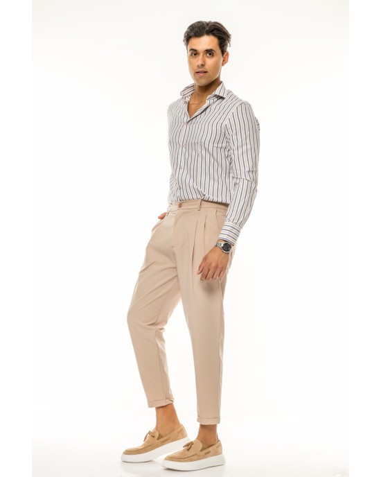 Πουκάμισο Vittorio άσπρο SLIM FIT