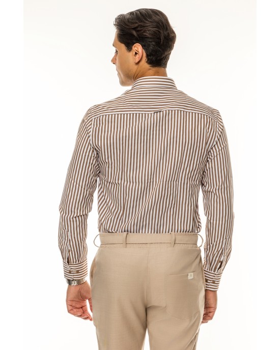 Πουκάμισο Vittorio άσπρο SLIM FIT