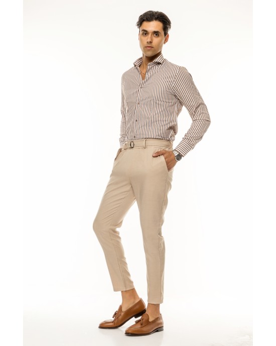 Πουκάμισο Vittorio άσπρο SLIM FIT