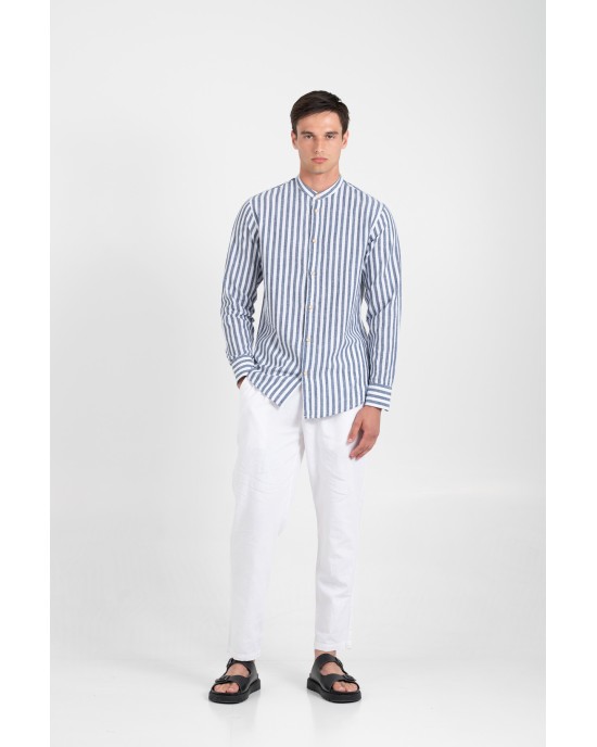 Πουκάμισο Vittorio άσπρο SLIM FIT