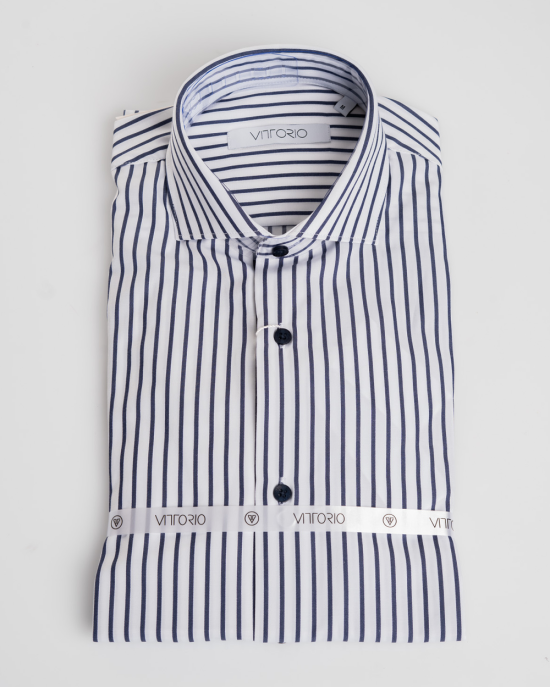 Πουκάμισο Vittorio άσπρο SLIM FIT