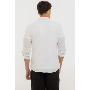 Πουκάμισο Jack n Jones άσπρο Πουκάμισο Jack n Jones άσπρο