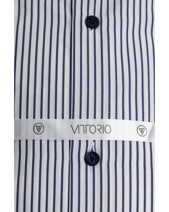 Πουκάμισο Vittorio άσπρο SLIM FIT