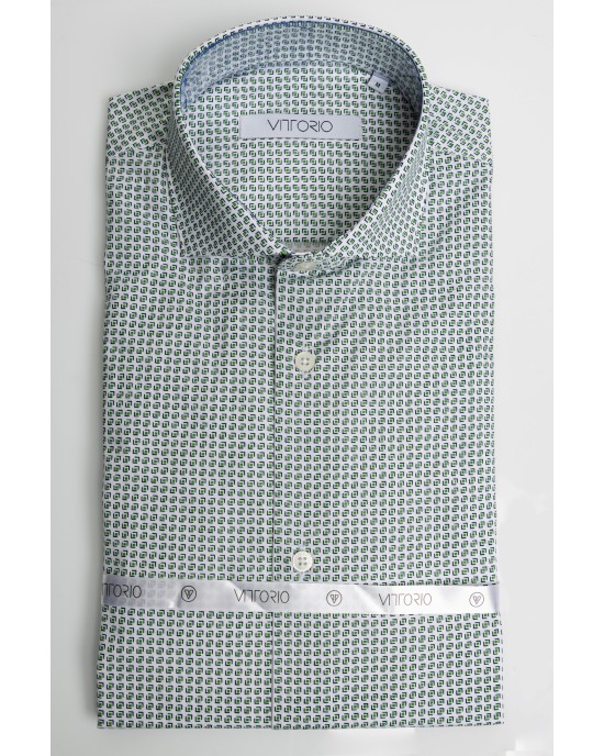 Πουκάμισο Vittorio άσπρο SLIM FIT