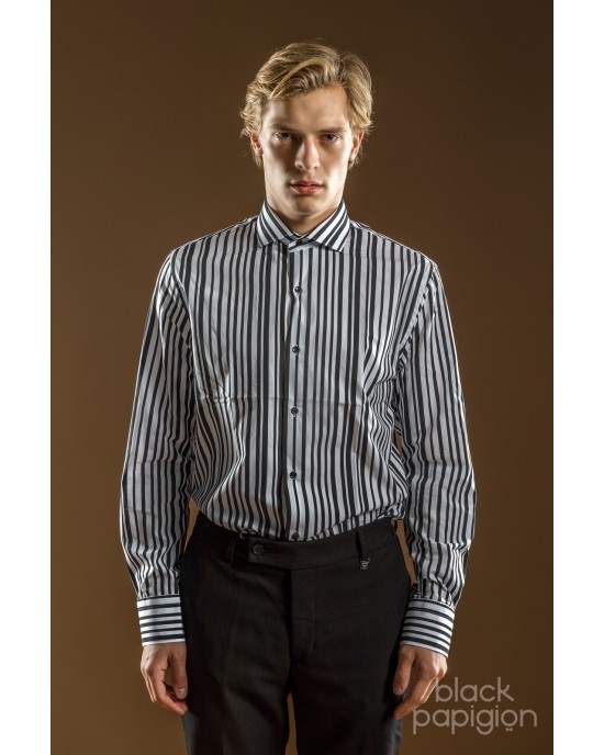 Πουκάμισο Vittorio άσπρο SLIM FIT