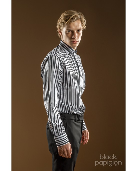 Πουκάμισο Vittorio άσπρο SLIM FIT