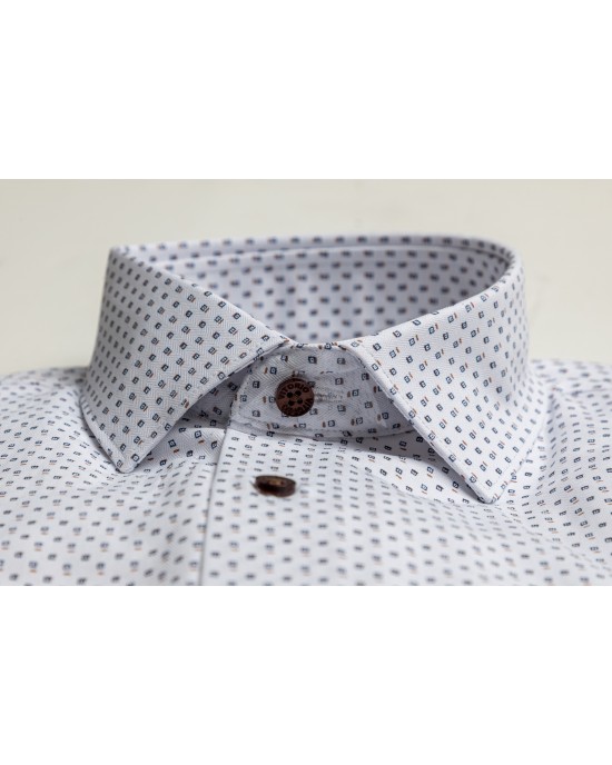 Πουκάμισο Vittorio άσπρο SLIM FIT