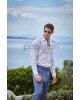 Πουκάμισο λινό Frank Taylor άσπρο Πουκάμισο λινό Frank Taylor άσπρο