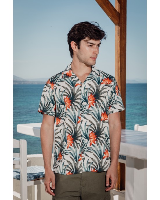 Πουκάμισο Marcus άσπρο SLIM FIT