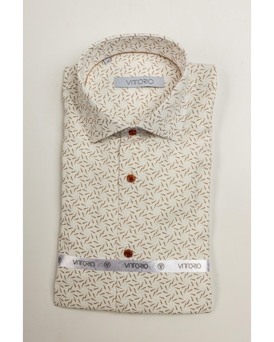 Πουκάμισο Vittorio άσπρο SLIM FIT