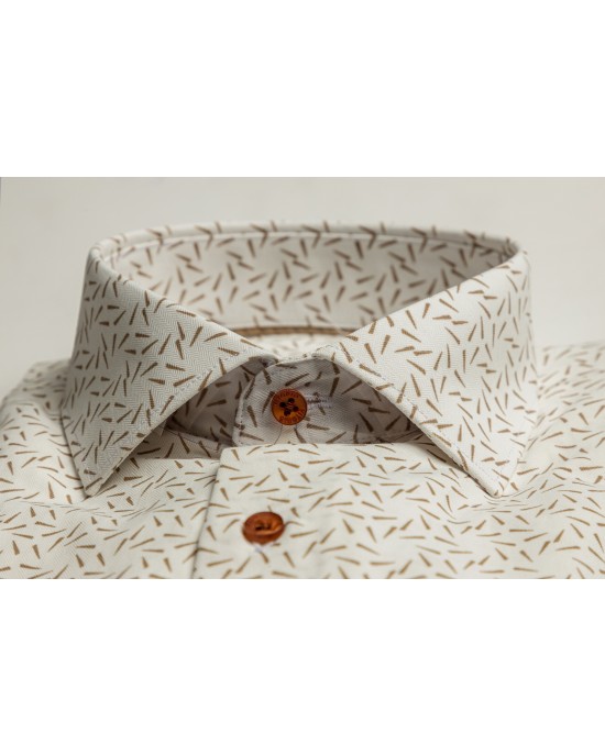 Πουκάμισο Vittorio άσπρο SLIM FIT