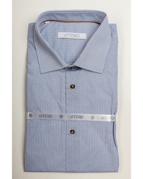 Πουκάμισο Vittorio άσπρο SLIM FIT