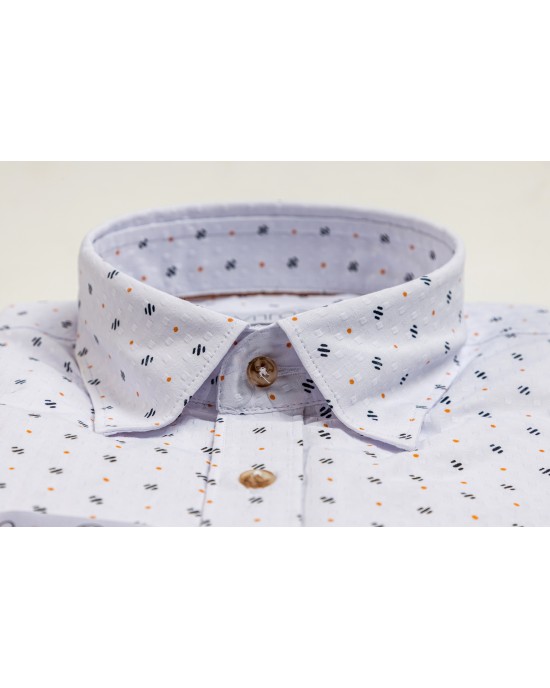 Πουκάμισο Vittorio άσπρο SLIM FIT