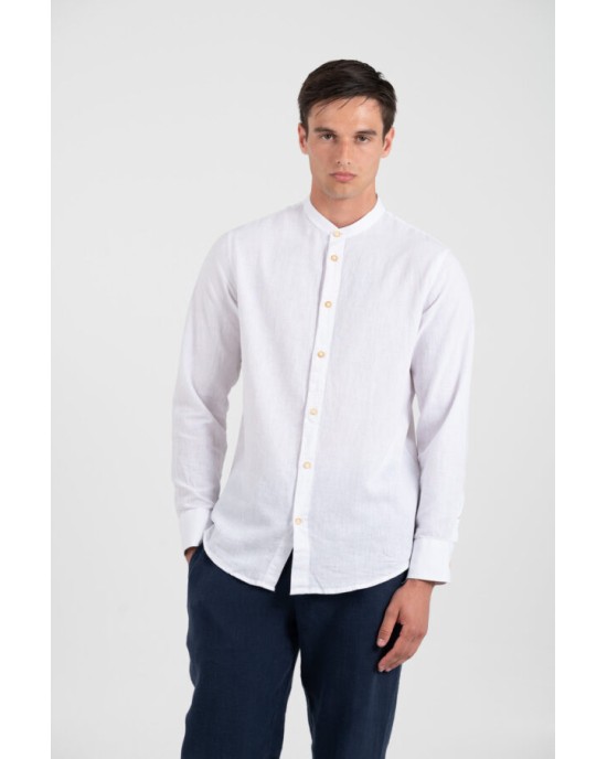 Πουκάμισο Vittorio άσπρο SLIM FIT