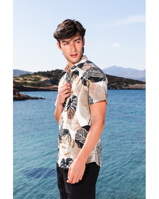 Πουκάμισο Marcus άσπρο SLIM FIT