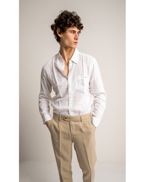 Πουκάμισο Calvin Klein άσπρο SLIM FIT