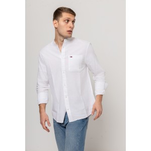 Πουκάμισο Tommy Jeans άσπρο Πουκάμισο Tommy Jeans άσπρο