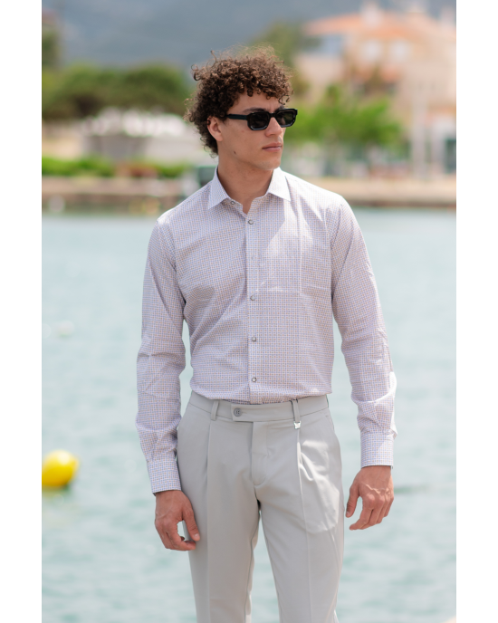 Πουκάμισο Tessuti άσπρο SLIM FIT