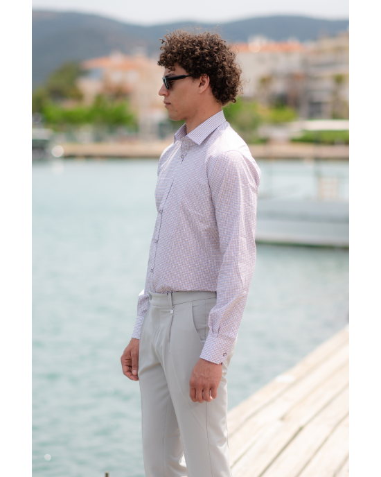 Πουκάμισο Tessuti άσπρο SLIM FIT