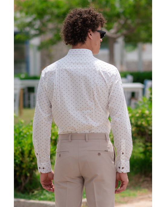 Πουκάμισο Tessuti άσπρο SLIM FIT